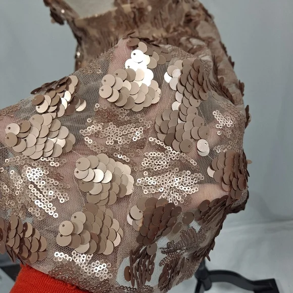 Lulu's Gold Got That Glam Sequined Dress - Picture 11 of 16